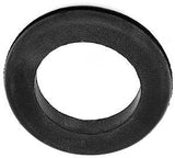 Jandorf 61489 Grommet, 1-1/2 in ID, 2-3/8 in OD, Rubber, Black, 3/8 in Thick Panel
