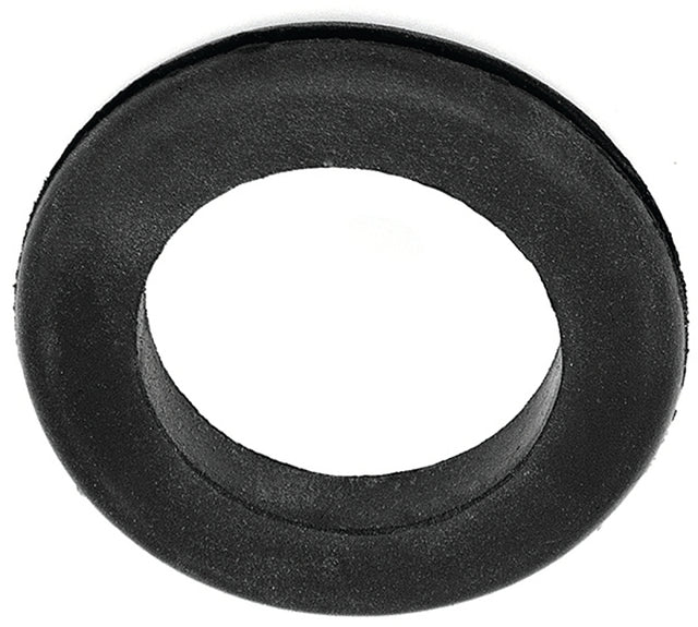 Jandorf 61489 Grommet, 1-1/2 in ID, 2-3/8 in OD, Rubber, Black, 3/8 in Thick Panel