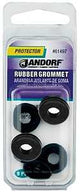 Jandorf 61497 Grommet, 1/4 in ID, 5/8 in OD, Rubber, Black, 3/16 in Thick Panel