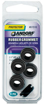Jandorf 61510 Grommet, 5/16 in ID, 5/8 in OD, Rubber, Black, 1/4 in Thick Panel