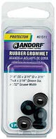Jandorf 61511 Grommet, 3/16 in ID, 7/16 in OD, Rubber, Black, 3/16 in Thick Panel