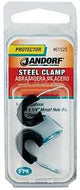 Jandorf 61525 Cushion Clamp, 1/4 in Max Bundle Dia, 1/2 in W, Rubber/Steel, Black
