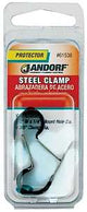 Jandorf 61538 Loom Clamp, 3/8 in Max Bundle Dia, 1/2 in W, Steel/Vinyl, Black