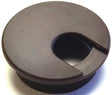 Jandorf 61613 Desk Grommet, 2 in Dia Cable, Polystyrene, Walnut Brown