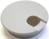 Jandorf 61625 Desk Grommet, 2-1/2 in Dia Cable, Polystyrene, Pure White