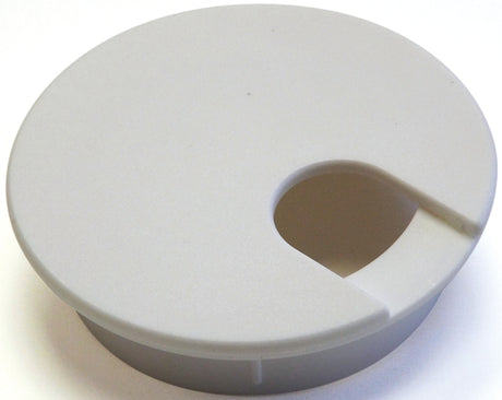Jandorf 61625 Desk Grommet, 2-1/2 in Dia Cable, Polystyrene, Pure White