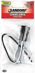 Jandorf 60472 Lamp Socket, 3.06 in W Dimensions, 125 V, 75 W, Phenolic Housing Material, Black