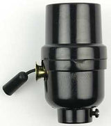 Jandorf 60532 Pull Chain Lamp Socket, 3-Way, 250 V, 250 W, Phenolic Housing Material, Black