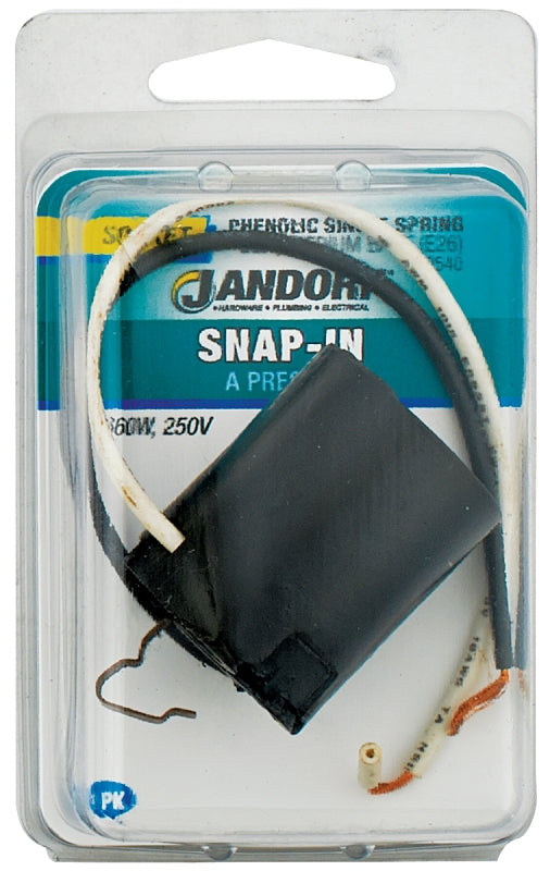 Jandorf 60540 Socket, 6 in Wire Dimensions, 250 V, 660 W, Phenolic Housing Material