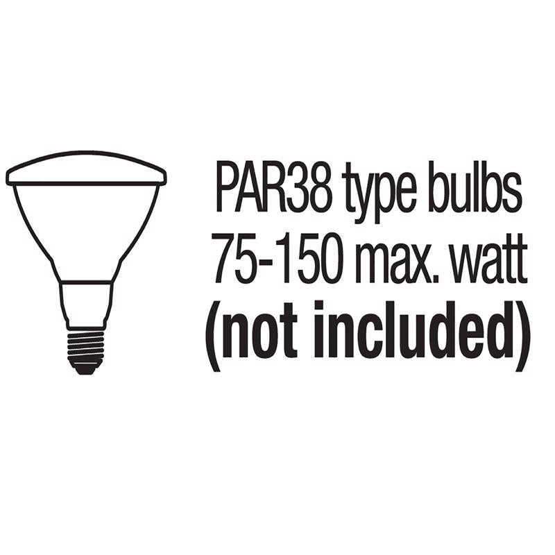 Sigma Engineered Solutions Weathered Bronze Bronze Plug In 150 W LED Spike Light Lampholder 1 pk