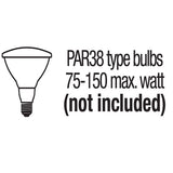 Sigma Engineered Solutions Weathered Bronze Bronze Plug In 150 W LED Spike Light Lampholder 1 pk