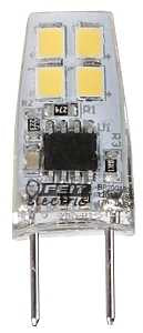 Feit Electric BP20G8/830/LED LED Bulb, Specialty, 170 Lumens, 2 W, T4 Lamp, 20 W Equivalent, G8 Lamp Base, Dimmable