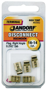 Jandorf 60882 Disconnect Terminal, Copper Contact, 5/PK