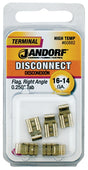 Jandorf 60882 Disconnect Terminal, Copper Contact, 5/PK