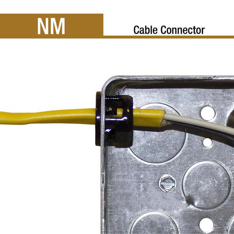 Sigma Engineered Solutions ProConnex NM Cable Cable Connector 1/2 in. D 100 pk