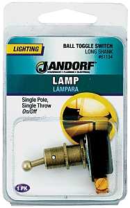 Jandorf 61134 Switch, 3/6 A, 125/250 V, SPST, Screw Terminal