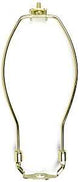 Jandorf 60121 Lamp Harp, 8 in L, Polished Brass Fixture