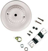 Jandorf 60217 Canopy Kit, Ceiling, Traditional, White, For: Outlet Box and Hang Ceiling Fixture