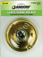 Jandorf 60222 Glass Shade Holder, 4 in H Dimensions, 250 V, 60W, Brass Housing Material
