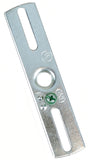 Jandorf 60204 Flat Crossbar, 4 in L Dimensions, Specifications: 1/8 IP Thread, Zinc