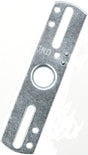 Jandorf 60208 Flat Crossbar, 4 in L Dimensions, Specifications: 1/4 IP Thread, Zinc