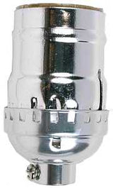 Jandorf 60400 Lamp Socket, Keyless, 250 V, 660 W, Nickel Housing Material