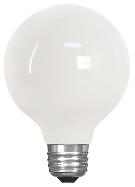 Feit Electric G2560W/950CA/FIL LED Bulb, Globe, 500 Lumens, 5.5 W, 120 V, 60 W Equivalent, E26 Lamp Base, Dimmable