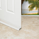 Frost King UBD77W Door Sweep, 36 in L, 1-3/4 in W, PVC Insert