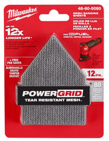 SHEET SANDING ORBIT MESH 80G, Pack of 3