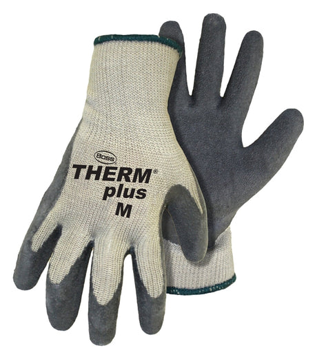 BOSS THERM Plus 8435B Gloves, Women's, S, Knit Wrist Cuff, Latex, Red