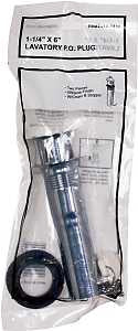ProSource TW0916 Lavatory Plug, Pull-Out, Chrome