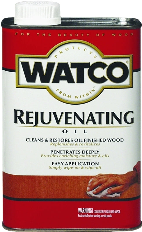WATCO 66051H Oil Finish, Satin, Liquid, 1 pt Can