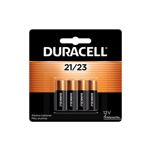 Duracell Alkaline 12-Volt 12 V 50 mAh Security Battery 21/A23 4 pk, Pack of 6
