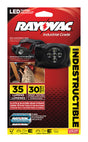 Rayovac Workhorse Pro 35 lm Black LED Headlight AAA Battery