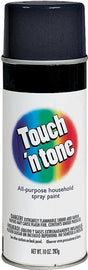 Touch 'N Tone 55276830 General-Purpose Spray Paint, Gloss, Black, 10 oz Can