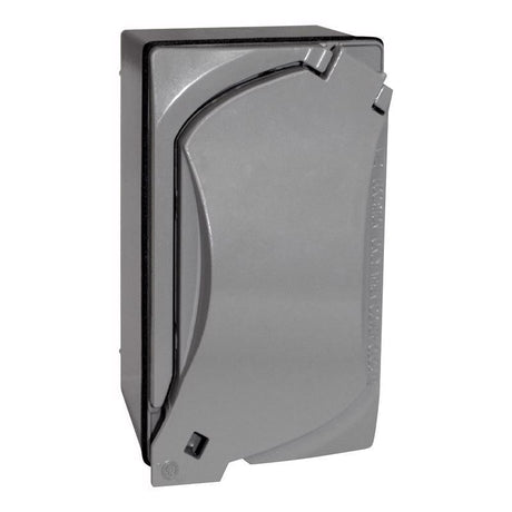 Sigma Engineered Solutions Rectangle Die-Cast Metal 1 gang 4.58 in. H X 2.83 in. W Duplex Outlet Kit