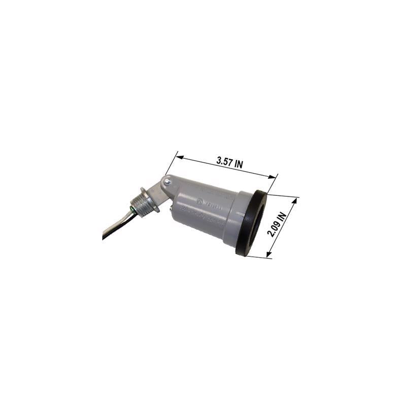 Sigma Engineered Solutions Switch Controlled Gray Lamp Holder Hardwired