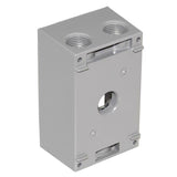 Sigma Engineered Solutions New Work 18.3 cu in Rectangle Die-Cast Metal Weatherproof Box Gray