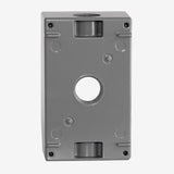 Sigma Engineered Solutions New Work 18.3 cu in Rectangle Die-Cast Metal Weatherproof Box Gray