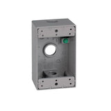 Sigma Engineered Solutions New Work 18.3 cu in Rectangle Die-Cast Metal Weatherproof Box Gray