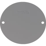 Sigma Engineered Solutions Round Stamped Steel 4.13 in. H X 4.13 in. W Flat Box Cover