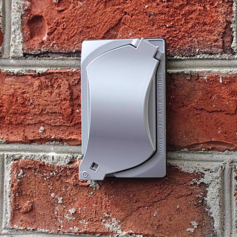 Sigma Engineered Solutions Rectangle Die-Cast Metal 1 gang 4.57 in. H X 2.81 in. W Universal Cover