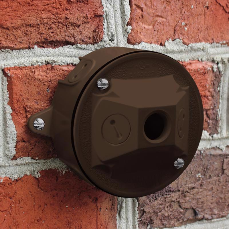 Sigma Engineered Solutions Round Die-Cast Metal 4.13 in. H X 4.13 in. W Lampholder Cover