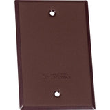 Sigma Engineered Solutions Rectangle Stamped Steel 1 gang 4.52 in. H X 2.77 in. W Flat Box Cover