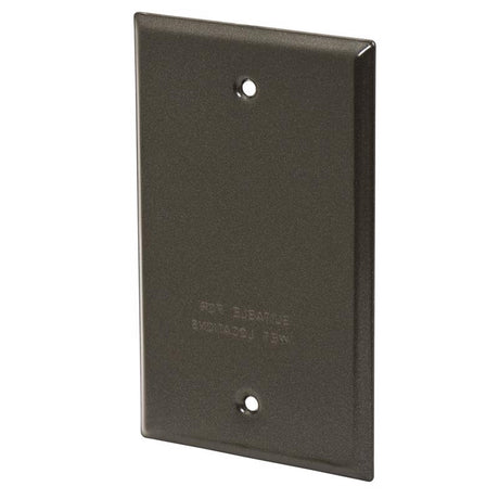 Sigma Engineered Solutions Rectangle Stamped Steel 1 gang 4.52 in. H X 2.77 in. W Flat Box Cover