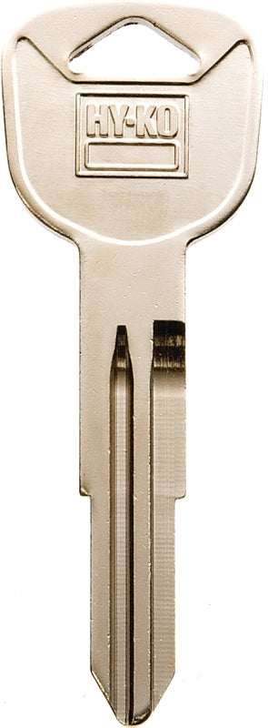 Hy-Ko 11010KK5 Automotive Key Blank, Brass, Nickel, For: Kia Vehicle Locks, KK5 Key Number, Pack of 10