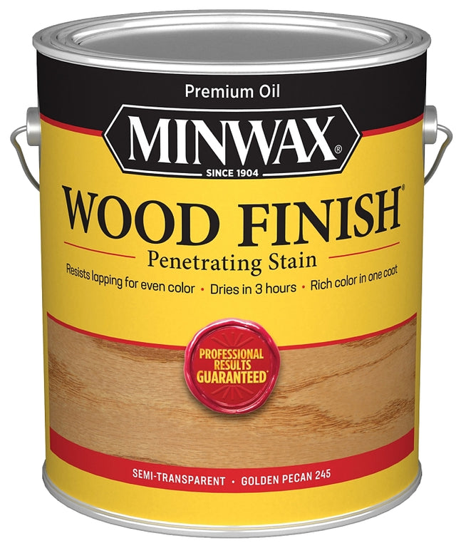 Minwax 710840000 Wood Stain, Oil Base, Golden Pecan, Liquid, 1 gal, Pack of 2