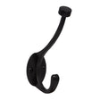Sure-Loc RH5 FBL Pilltop Coat Hook, Zinc, Flat Black