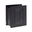 Sure-Loc DP711 FBL Passage Pocket Door Pull, Non-Handed Hand, Metal, Flat Black, 1-3/8 to 1-3/4 in Thick Door