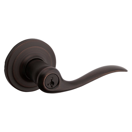 Kwikset Signature Series 740TNL 11PSMTRCAL Entry Lever, Venetian Bronze, Re-Key Technology: SmartKey, 4-7/32 in L Lever